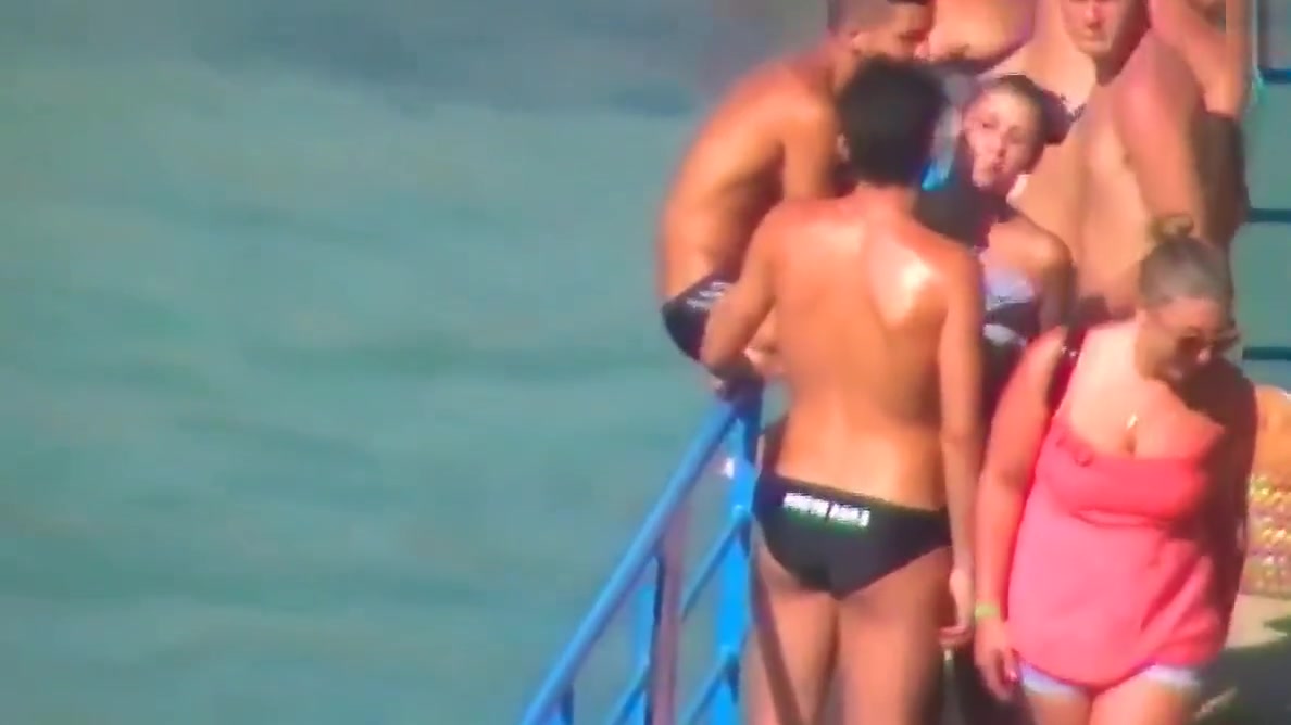 Let's spy next door Italian males in speedos 1u1y