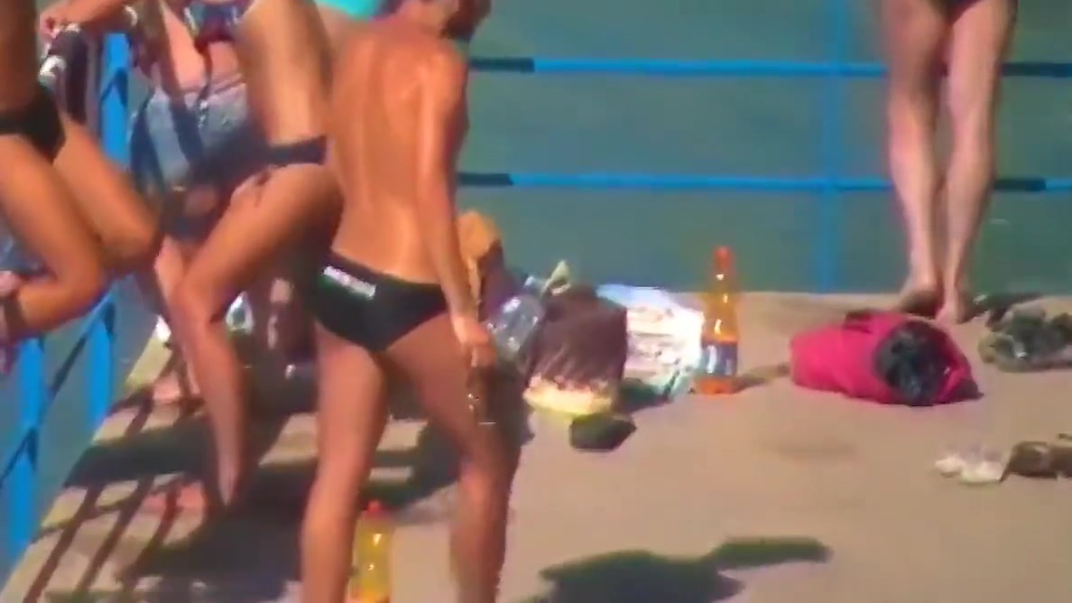 Let's spy next door Italian males in speedos 1u1y