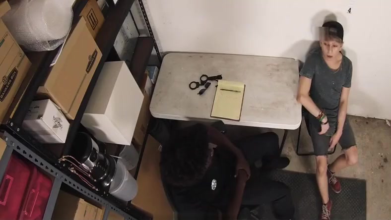 YoungPerps - Hung Black Security Guard Fucks A Cute Straight teen 18+