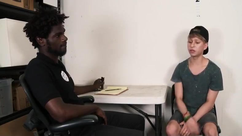 YoungPerps - Hung Black Security Guard Fucks A Cute Straight teen 18+