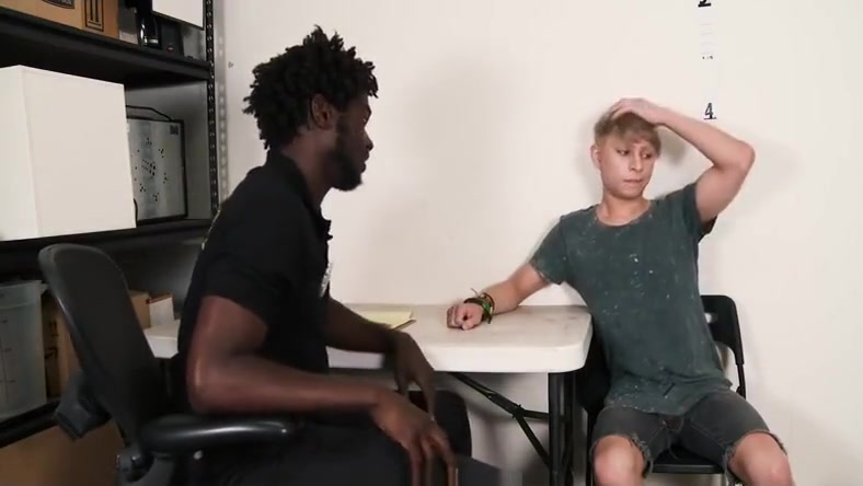 YoungPerps - Hung Black Security Guard Fucks A Cute Straight teen 18+