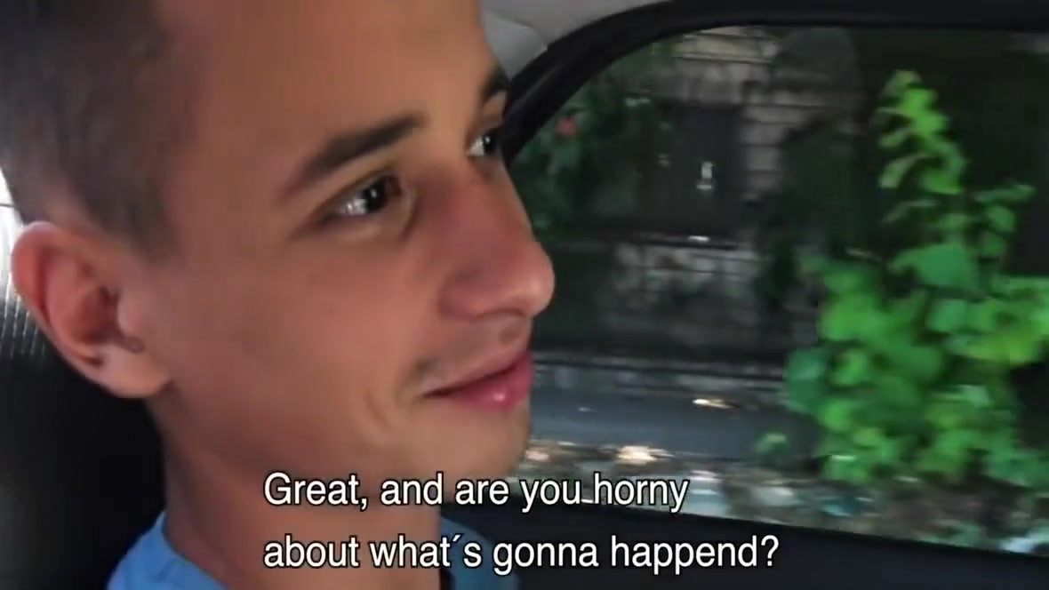 latinleche - big boy throats cameraman’s big cock in a car for some cash