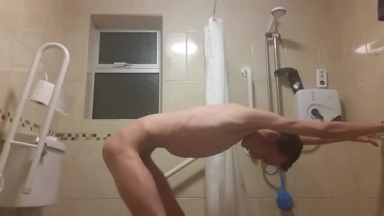 extremely skinny teen 18+ masturbates and takes a steamy shower (sexy body)