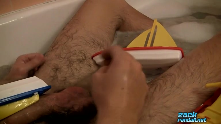 Ball Draining Bathtime Jack Off - Zack Randall