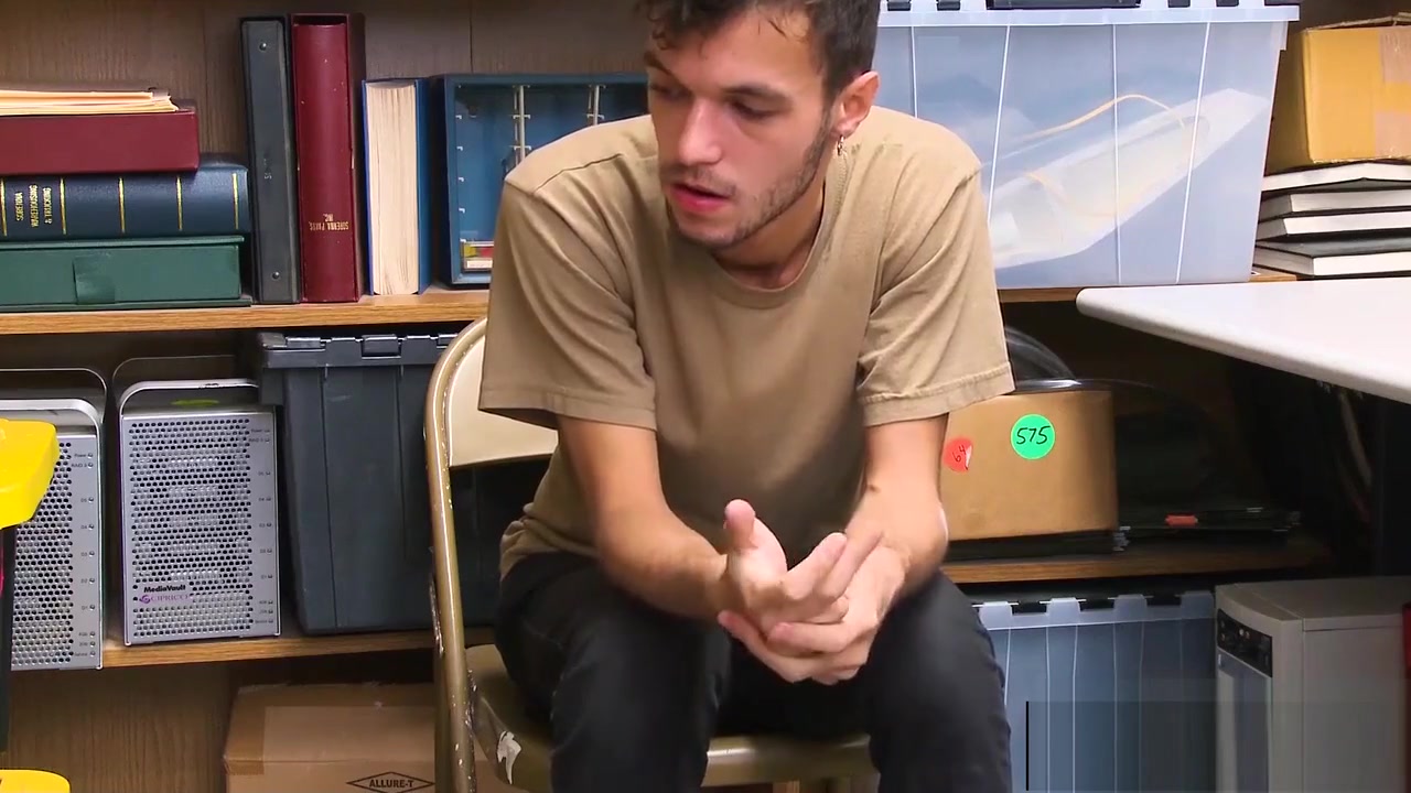 Young perp anally banged by an officer with a big dick