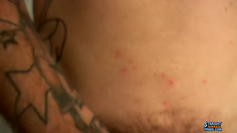 Straight Naked Tattooed Alpha Male Cums - Holes