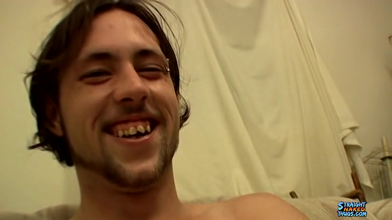 Shaggy, Straight, Amateur Guy Experiments with Sex Toy - TrikinMatt