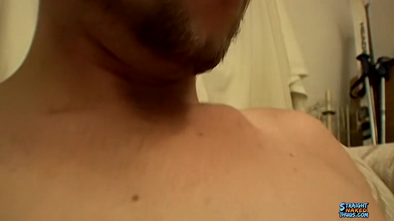 Shaggy, Straight, Amateur Guy Experiments with Sex Toy - TrikinMatt