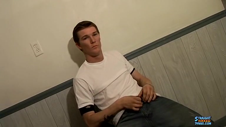 Straight, Ginger Guy's Naked Cum Covered Audition - Lee Barstow