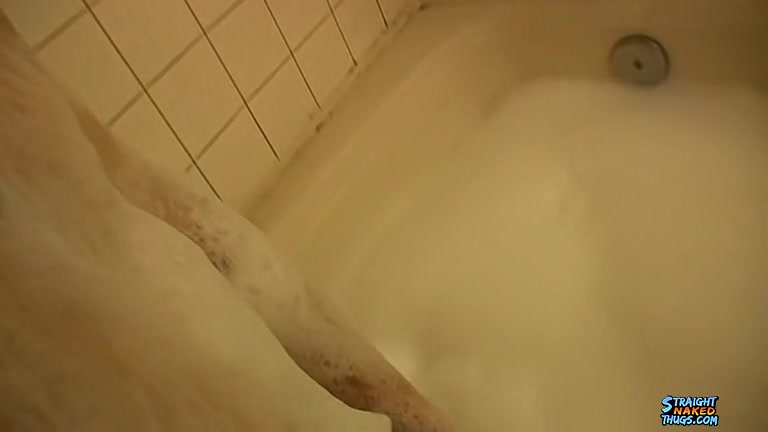 Straight Thug Cum Soaked Bubble Bath - Shamus