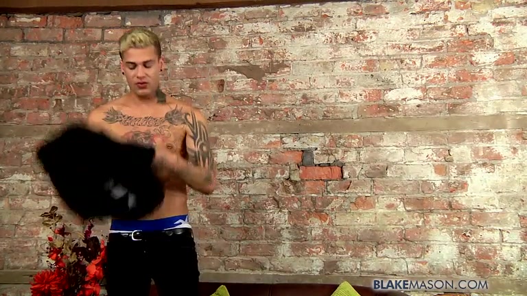 Inked Boy Mickey Unloads - Mickey Taylor
