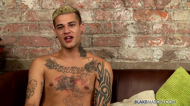 Inked Boy Mickey Unloads - Mickey Taylor