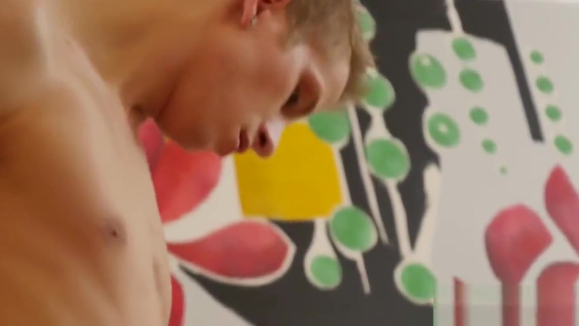 Massaged twink gets raw fucked