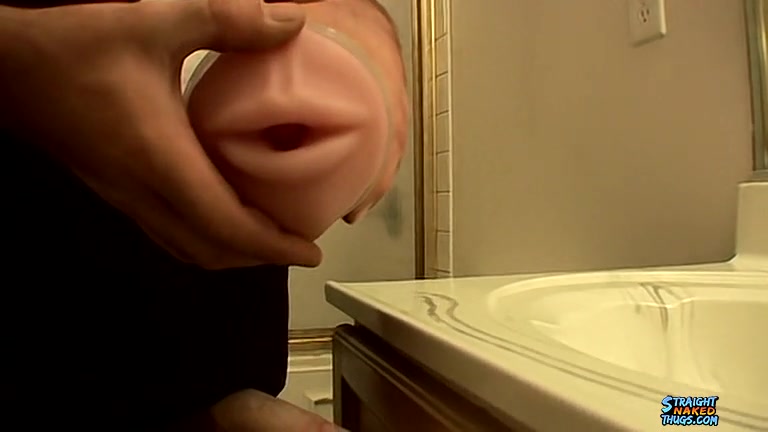 A Straight Boy Shoots 2 Cum Loads Using Sex Toy - TrikinMatt
