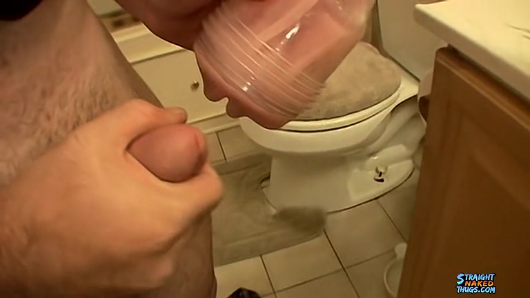 A Straight Boy Shoots 2 Cum Loads Using Sex Toy - TrikinMatt