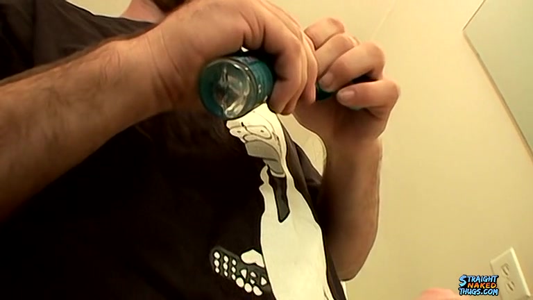 A Straight Boy Shoots 2 Cum Loads Using Sex Toy - TrikinMatt