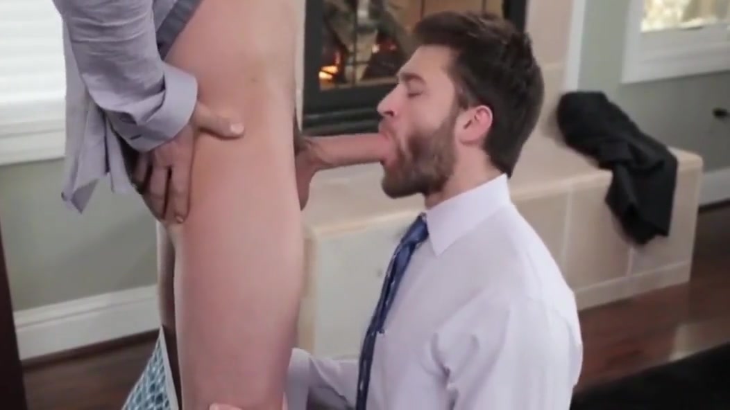 the young boy and the office guy