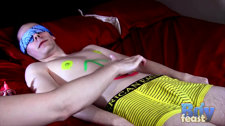 Painted Twink Gets Relief! - Benji Elliot
