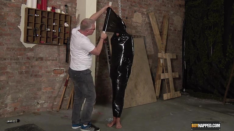 Wrapped In Plastic And Wanked - Kenzie Mitch And Sebastian Kane