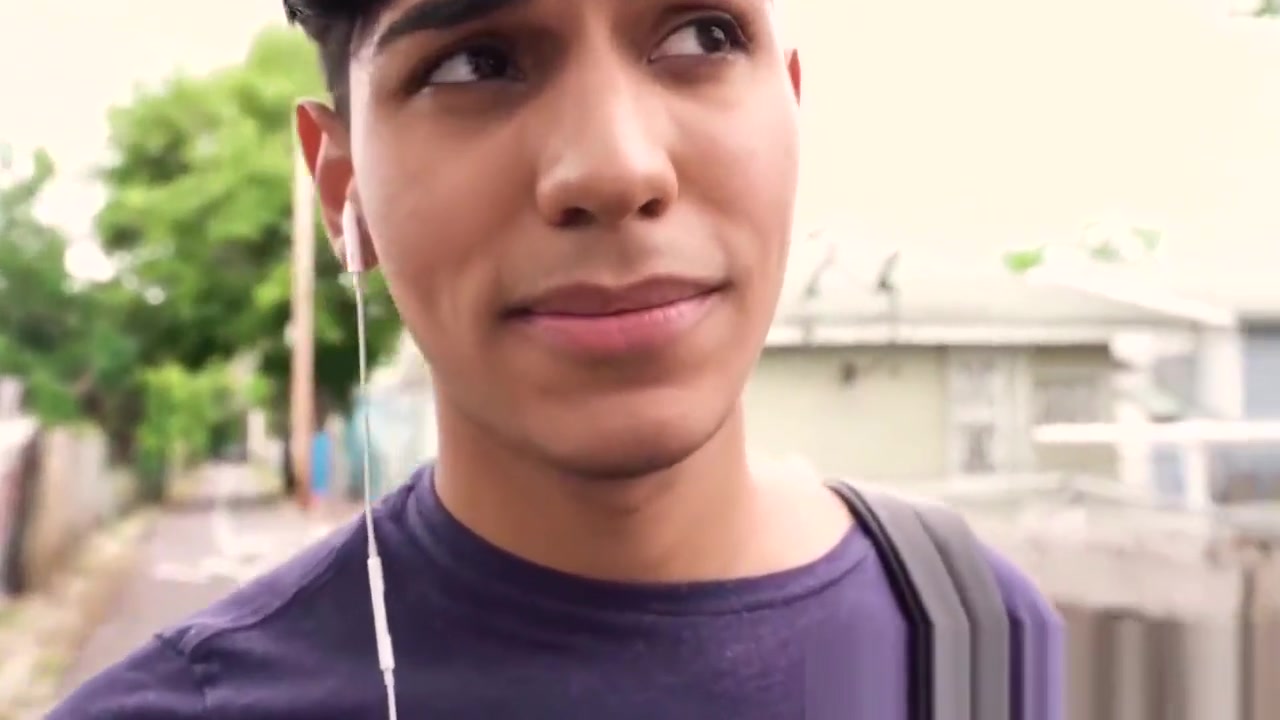 Straight latino twink barebacked outdoor in paid to gay POV