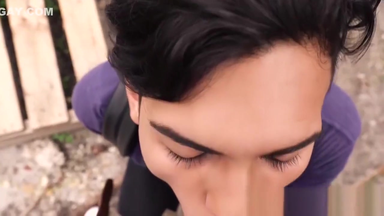 Straight latino twink barebacked outdoor in paid to gay POV