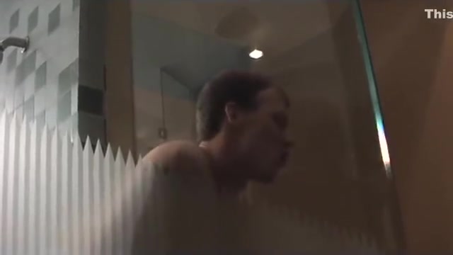 Two guys fuck in the shower - Factory Video