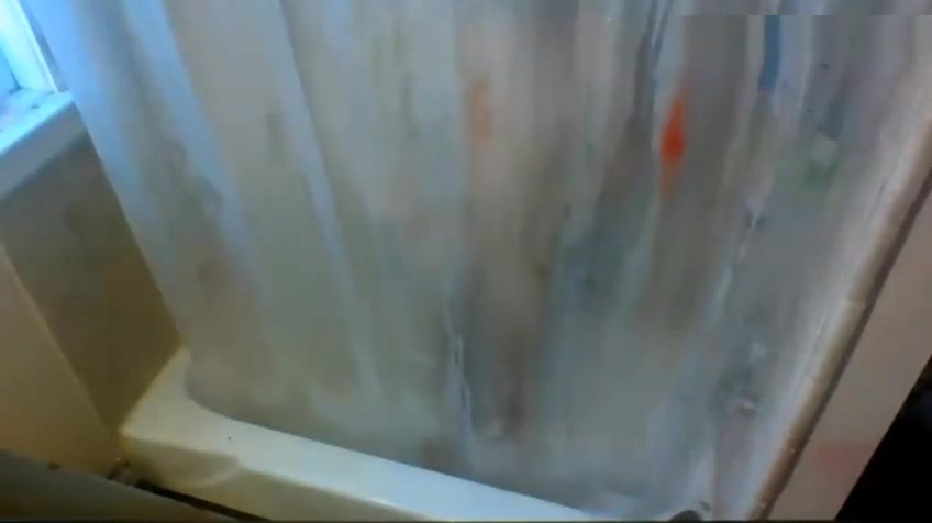 Cute Blond Plays In The Shower