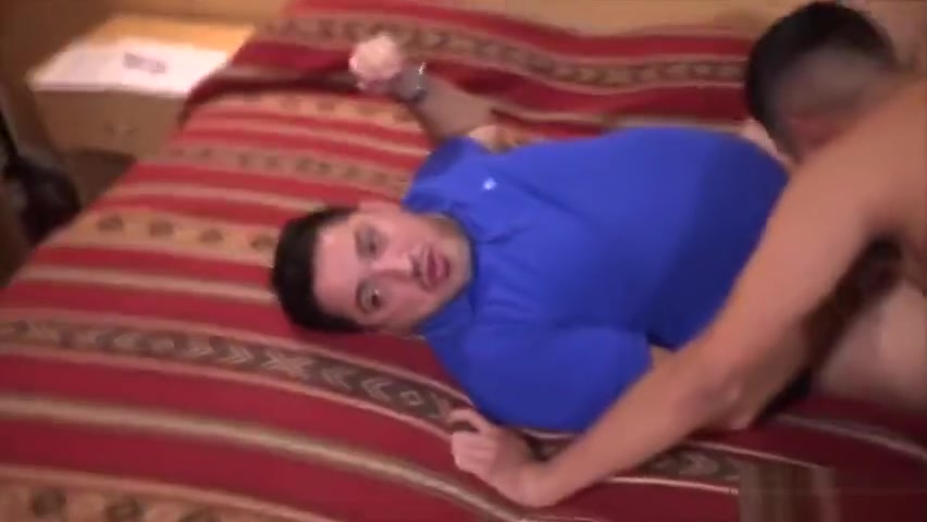 Step dad and Step sons POV Raw Threesome