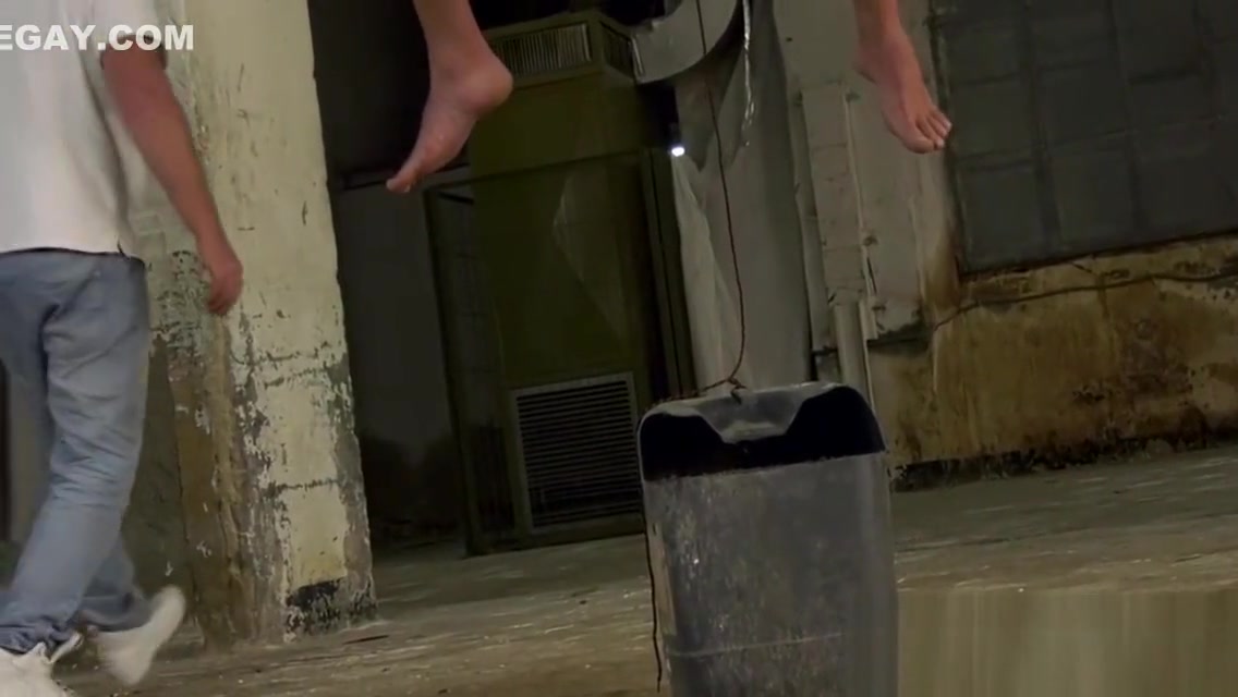 Rough handjob and bondage with cute twink and kinky Step daddy