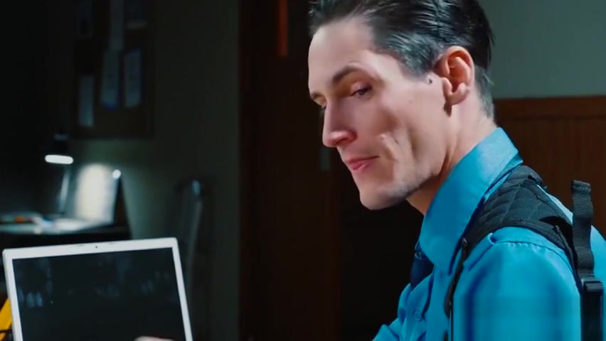The officer bending him over his desk to open his hole