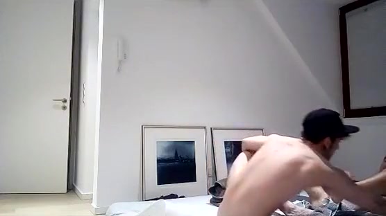 Hot tatooed boy fisting Step daddy