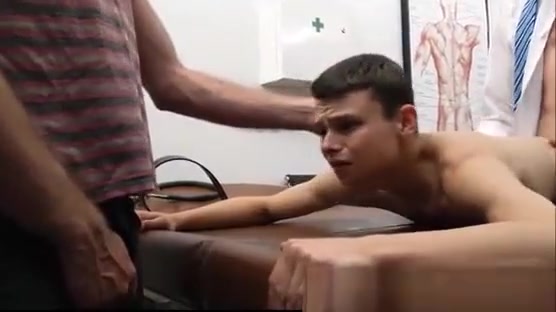 Bareback fucked by the doctor