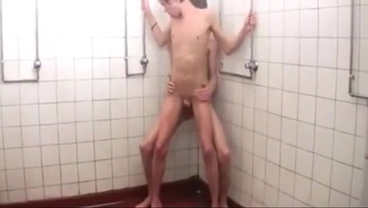 Soccer boys hot shower
