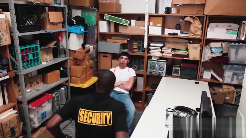 Gay guy was escorted to the backroom by the LP officer