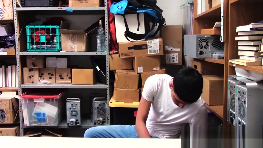 Gay guy was escorted to the backroom by the LP officer