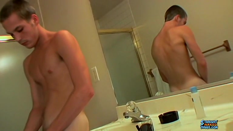 Hot, Young Badboy gets Haircut and Jerks Off - Puppy