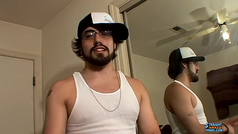 Jerking His Straight Hairy Dick - Spanky