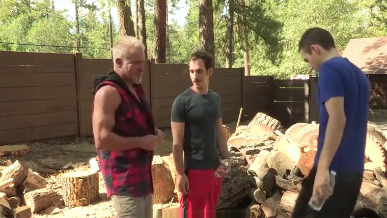 FamilyDick - Horny Twink Fucks His Muscular Stepgrandpa And Stepdad
