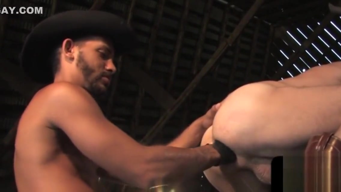 Cock sucked gay cowboy fisting ass