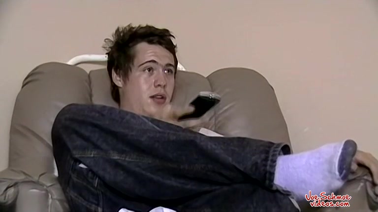 Straight Boy Stroking Dick - Kevin