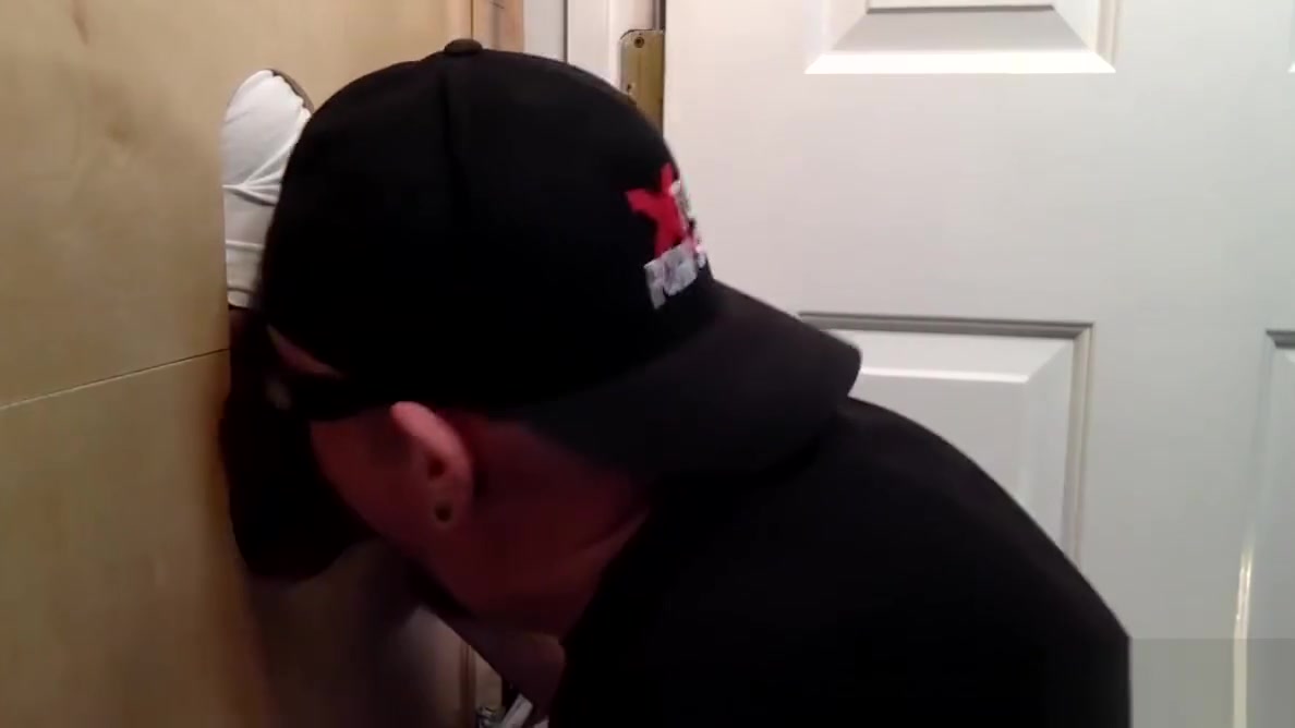 Trucker At The Gloryhole With a Load Of Cum