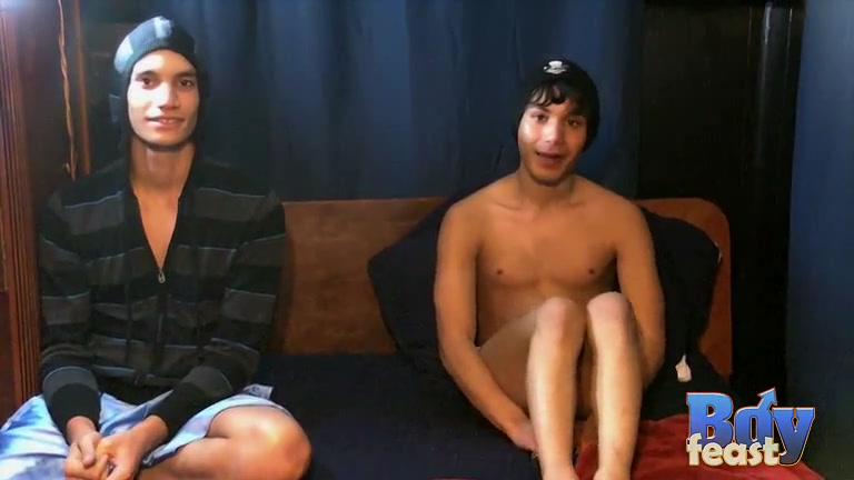 The Boys Share a Pie - Angel & Tristan