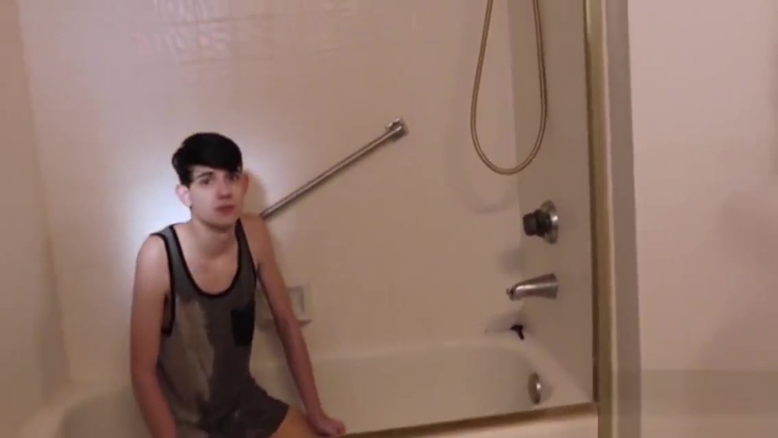 Shower sex with Step brothers cock