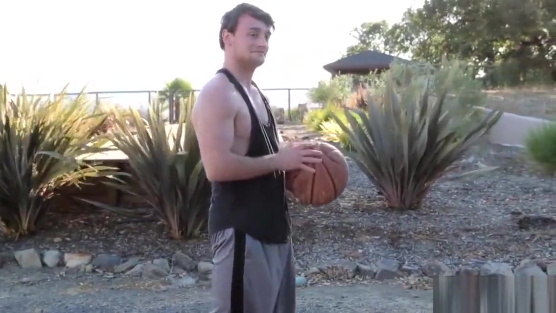 NextDoorTwink Basketball Court BJ And Fuck