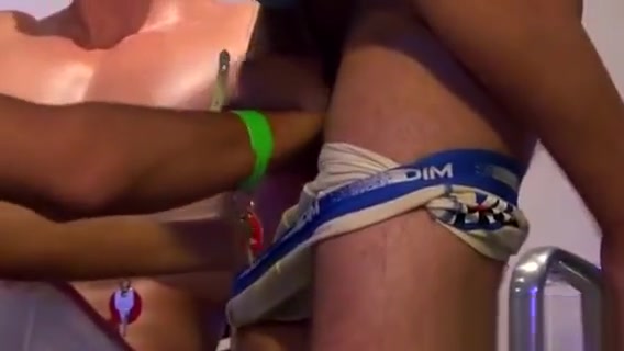Avid lads gloryhole party