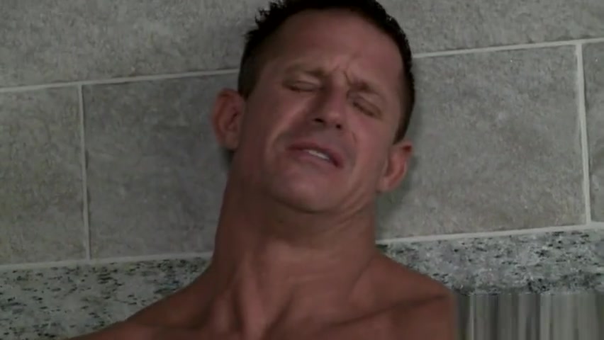 fucked by his muscular gay coach in the shower