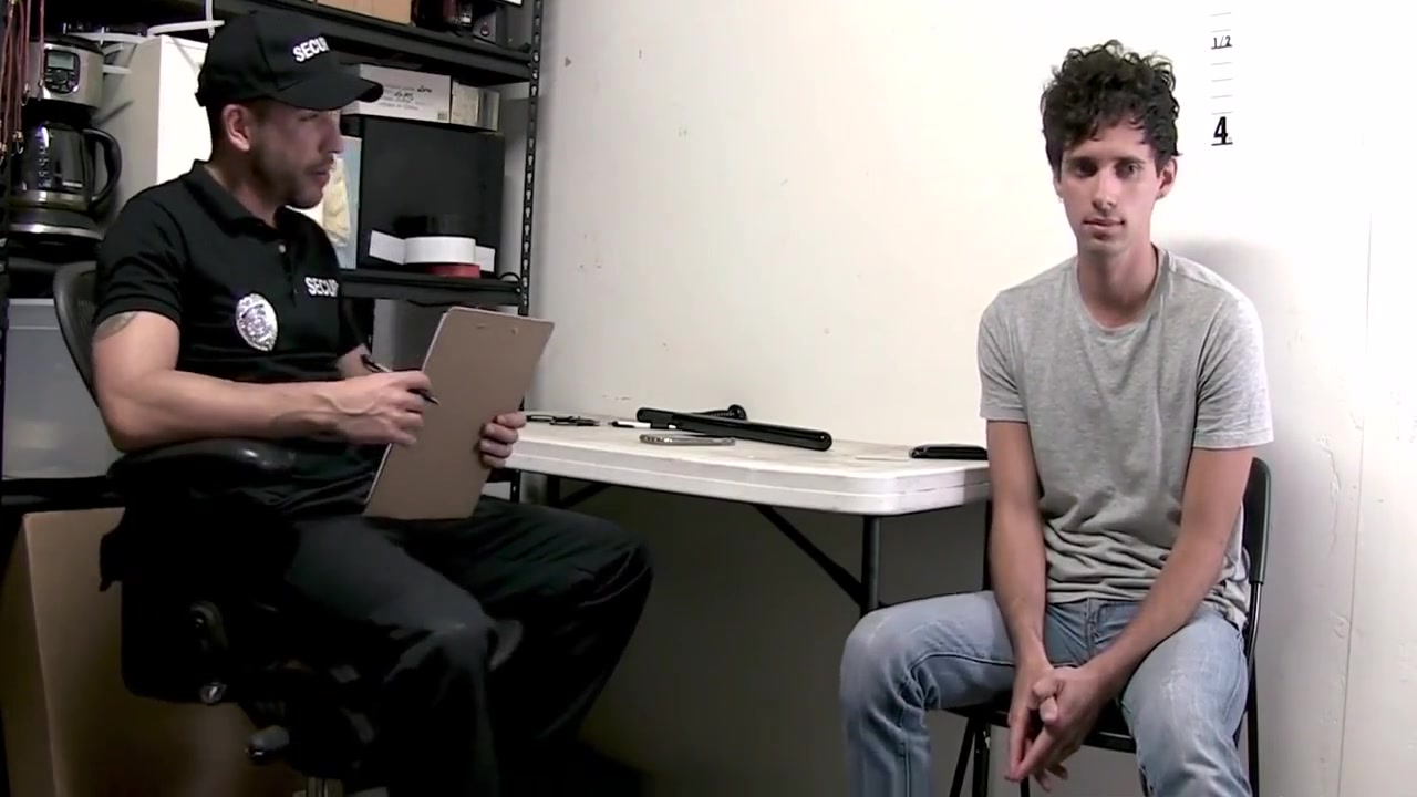Twink Store Flasher Fucked By Officer And His Baton