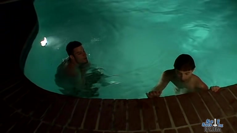 A Hot Late Night Pool Fuck - Ethan O'Reilly And Mike Roberts