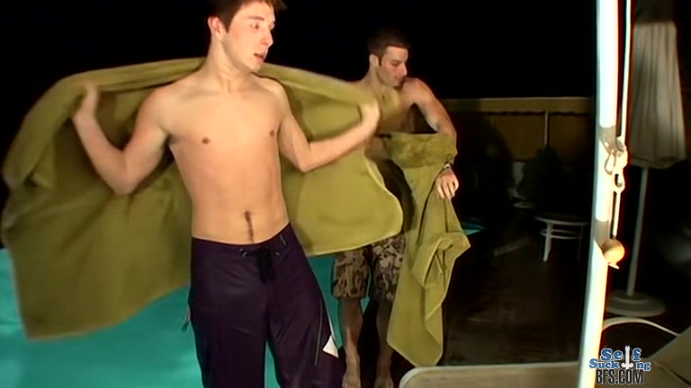 A Hot Late Night Pool Fuck - Ethan O'Reilly And Mike Roberts