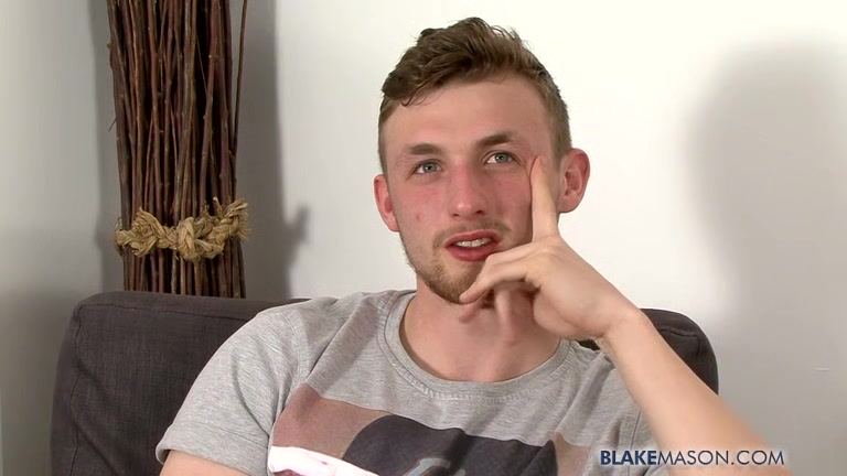 Straight Sam Strokes His Meat - Sam James